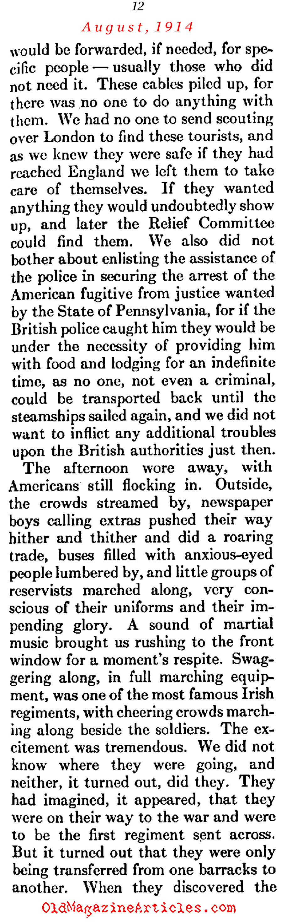 What the Stenographer Saw... (Atlantic Monthly, 1930)